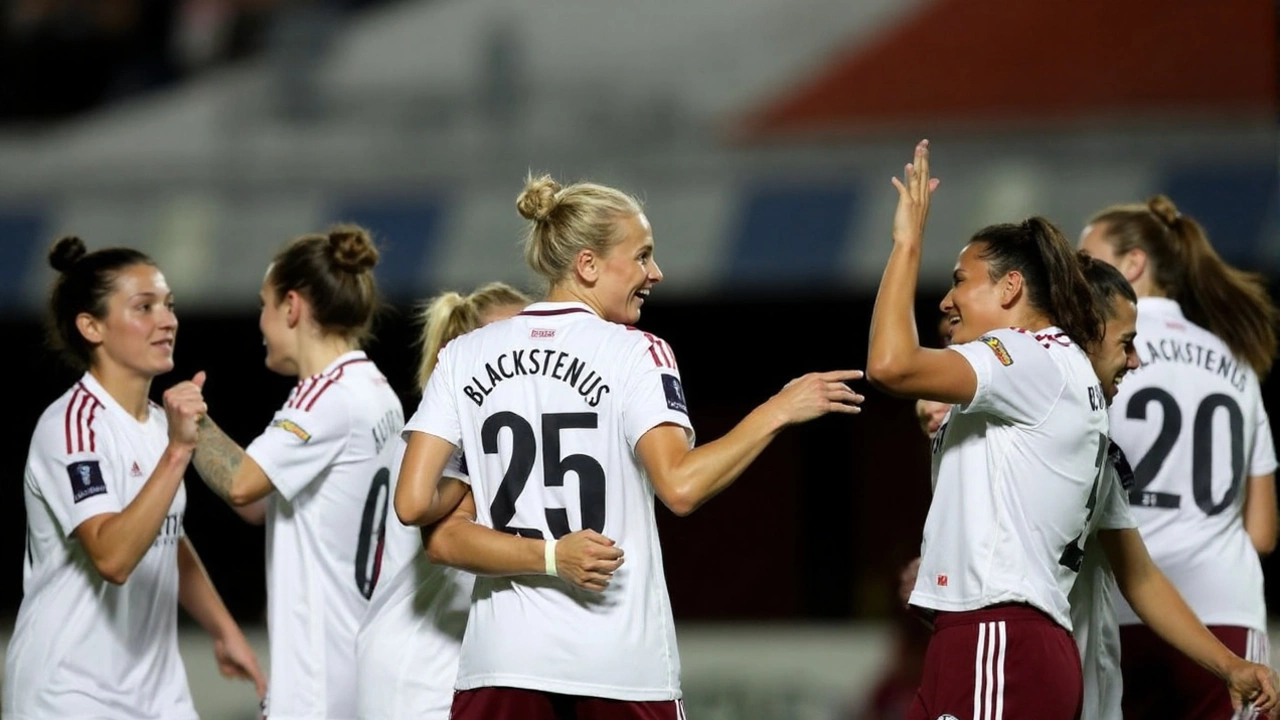 WSL: Arsenal hit five at West Ham as Man City get off the mark